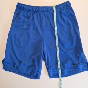 Nike Dri Fit Athletic Shorts Mens Medium Blue Running Gym Training Shorts